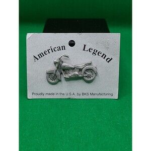 Harley Davidson Vintage Motorcycle Vest Pin  Extra Large 2"